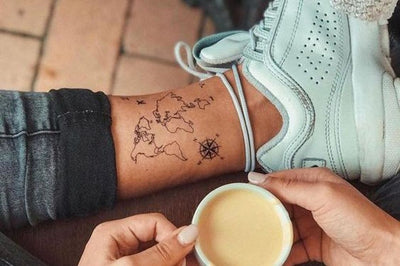 Les tatouages cartes du monde pour les voyageurs