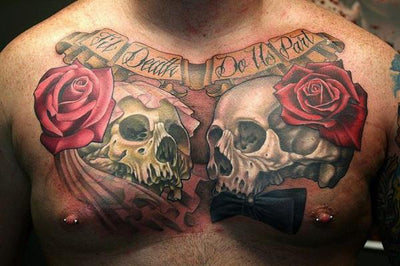 Laissez vous tenter par nos tatouages éphémères de tête de mort !