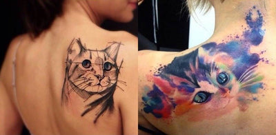 Des tatouages pour les amoureux des chats !