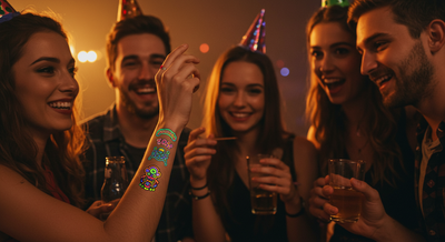Tatouages éphémères : la touche fun pour des EVG, EVJF et anniversaires mémorables