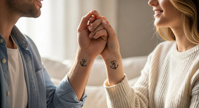 Tatouages éphémères pour couples : 20 idées mignonnes pour célébrer votre amour