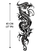 tatouage dragon maori homme femme bras jambe